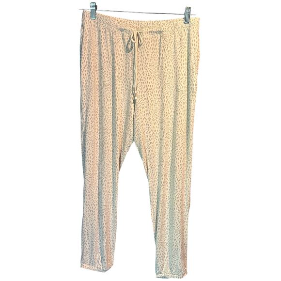 Soma Size Medium Lounge Pants Animal Print Pajama Pants Pockets Soft Cozy - Picture 1 of 9